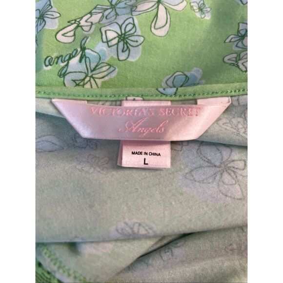 Vintage Victoria's Secret Angels Women's Large Green Slip Dress Mini Sleeveless - Picture 7 of 10